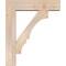 Ekena Millwork Balboa Block Smooth Bracket w/ Offset Brace, Douglas Fir, 7 1/2"W x 30"D x 36"H BKT0806X30X36BOA05SDF - alternate 4